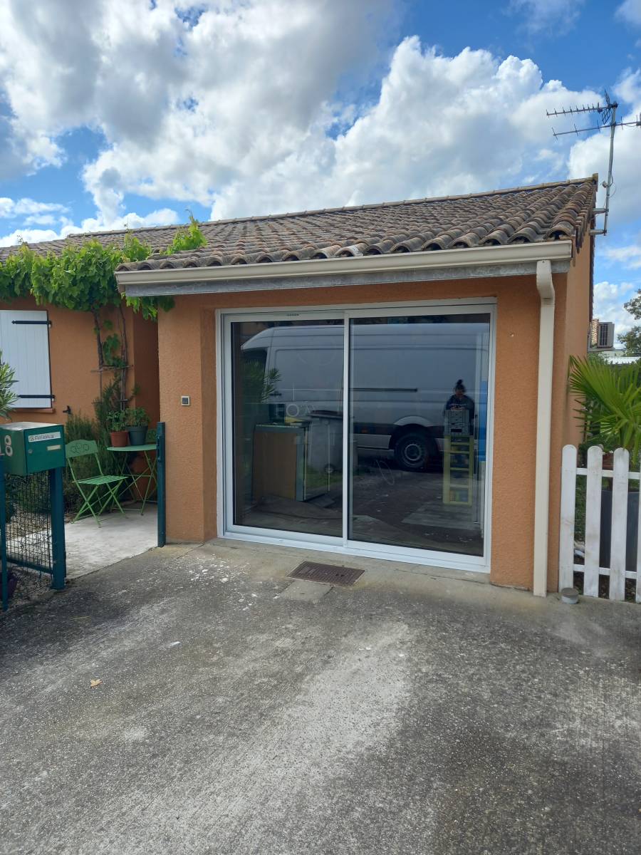 Baie coulissante de chez Somalu