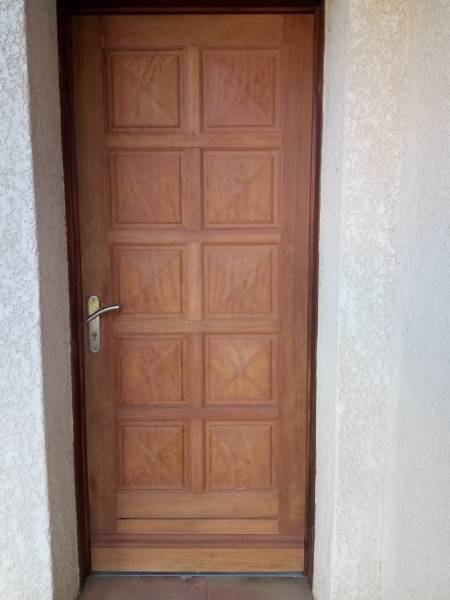 Remplacement d'une porte d'entrée sur la commune de Fonsorbes ( Avant )